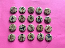 Complete set Pepsin gum 1896 pins