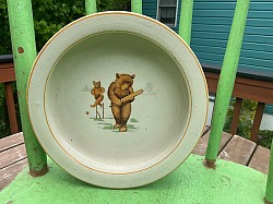Sporting bears baby dish