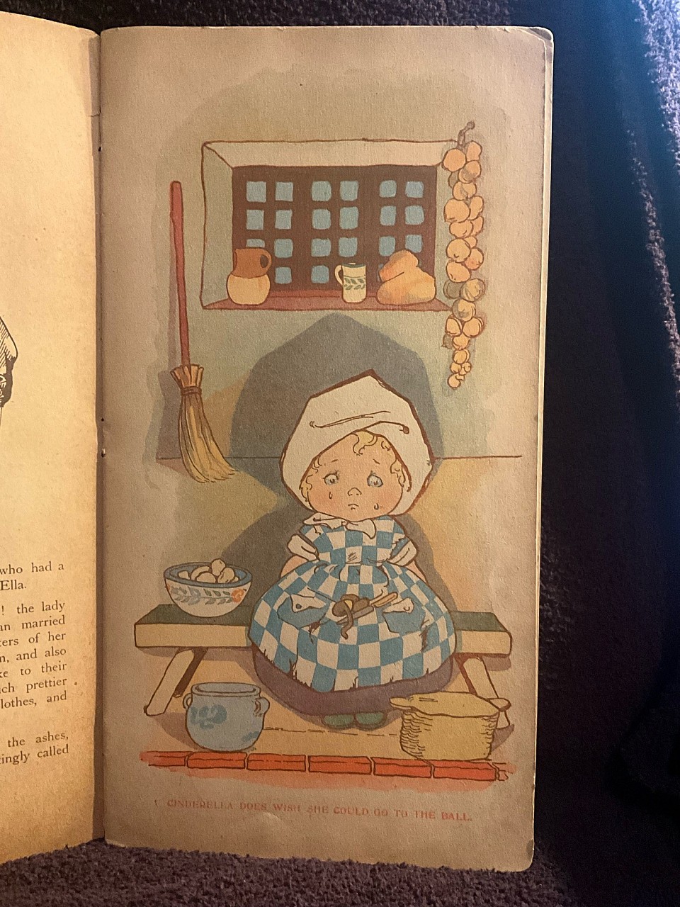 15 x 8” hardcover Cinderella children’s book. Gorgeous colors and illustrations. $50
