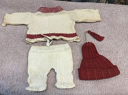 Circa 1907 white sweater set