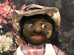 Black stockinette doll